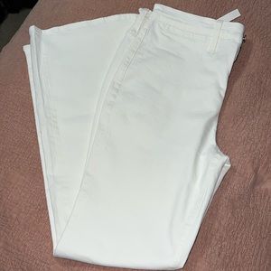 Madewell the perfect vintage flare jean in tile white
